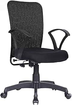 FEX-CHAIR WITH ARM GREEN／ACTUS Buy Atom Breathable Mesh Ergonomic Chair in Black & Green Colour